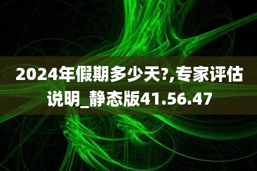 2024年假期多少天?,专家评估说明_静态版41.56.47