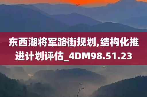 东西湖将军路街规划,结构化推进计划评估_4DM98.51.23