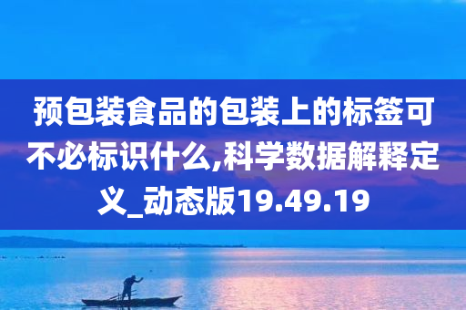 预包装食品的包装上的标签可不必标识什么,科学数据解释定义_动态版19.49.19