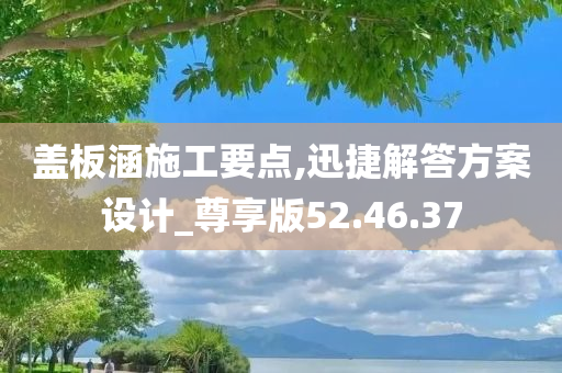 盖板涵施工要点,迅捷解答方案设计_尊享版52.46.37