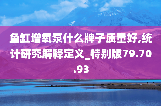 鱼缸增氧泵什么牌子质量好,统计研究解释定义_特别版79.70.93