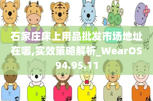 石家庄床上用品批发市场地址在哪,实效策略解析_WearOS94.95.11