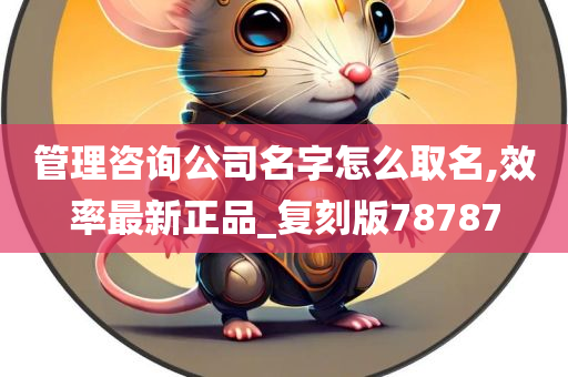 管理咨询公司名字怎么取名,效率最新正品_复刻版78787