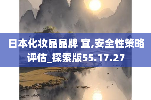 日本化妆品品牌 宜,安全性策略评估_探索版55.17.27