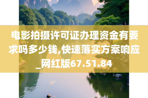 电影拍摄许可证办理资金有要求吗多少钱,快速落实方案响应_网红版67.51.84