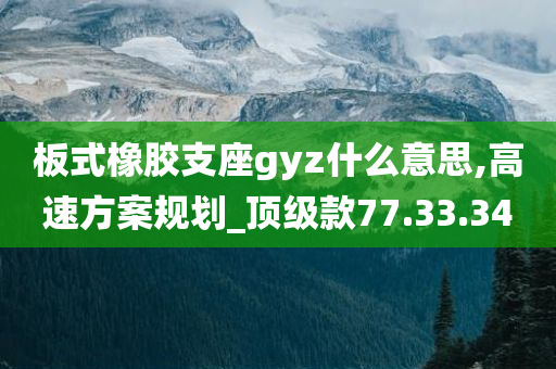 板式橡胶支座gyz什么意思,高速方案规划_顶级款77.33.34