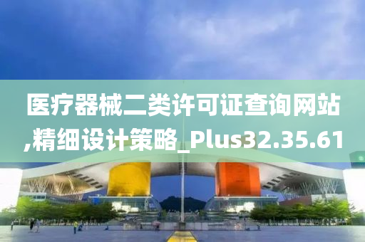 医疗器械二类许可证查询网站,精细设计策略_Plus32.35.61