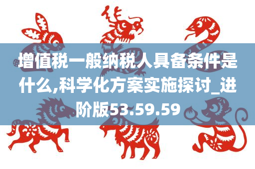 增值税一般纳税人具备条件是什么,科学化方案实施探讨_进阶版53.59.59