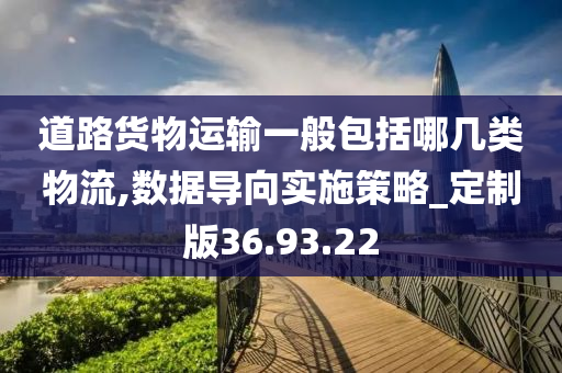 道路货物运输一般包括哪几类物流,数据导向实施策略_定制版36.93.22