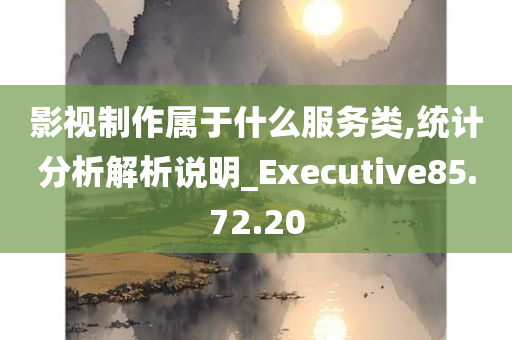 影视制作属于什么服务类,统计分析解析说明_Executive85.72.20