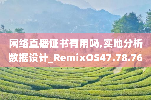 网络直播证书有用吗,实地分析数据设计_RemixOS47.78.76