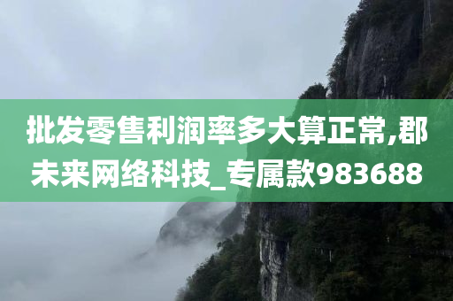 批发零售利润率多大算正常,郡未来网络科技_专属款983688