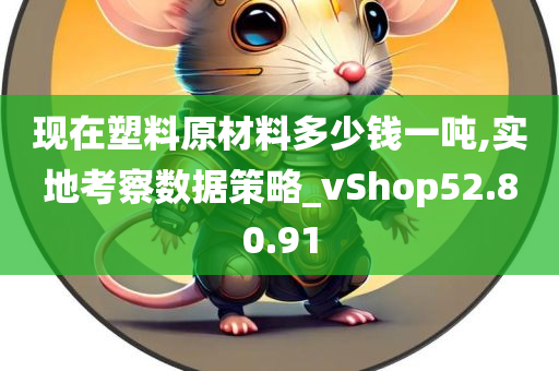 现在塑料原材料多少钱一吨,实地考察数据策略_vShop52.80.91