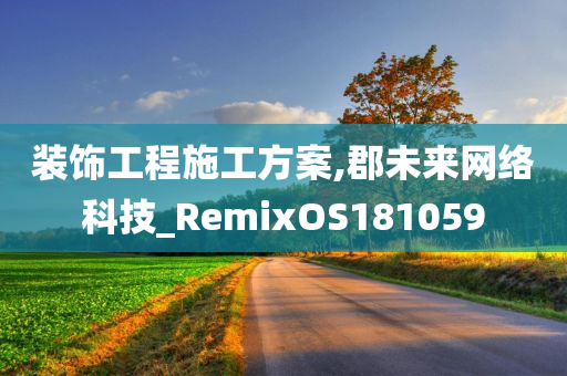 装饰工程施工方案,郡未来网络科技_RemixOS181059