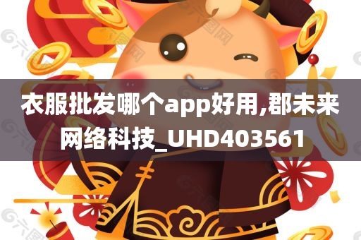 衣服批发哪个app好用,郡未来网络科技_UHD403561