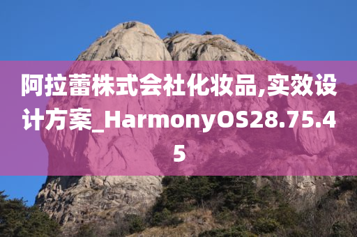 阿拉蕾株式会社化妆品,实效设计方案_HarmonyOS28.75.45