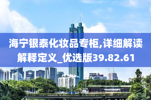 海宁银泰化妆品专柜,详细解读解释定义_优选版39.82.61