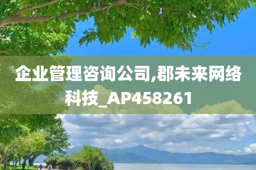 企业管理咨询公司,郡未来网络科技_AP458261