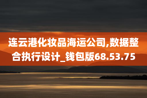 连云港化妆品海运公司,数据整合执行设计_钱包版68.53.75