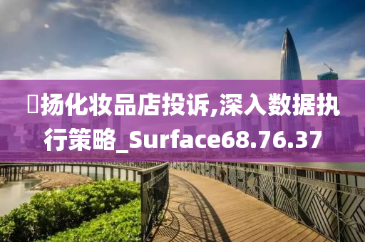 媗扬化妆品店投诉,深入数据执行策略_Surface68.76.37