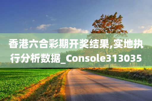 香港六合彩期开奖结果,实地执行分析数据_Console313035