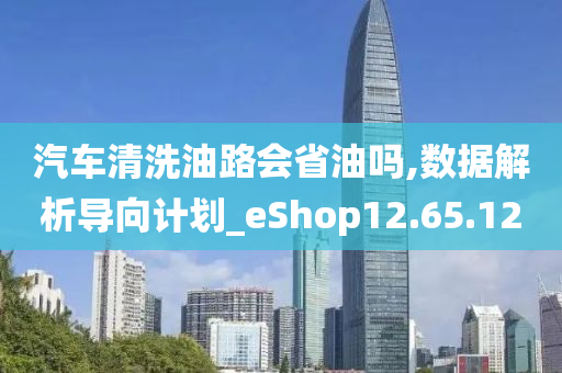 汽车清洗油路会省油吗,数据解析导向计划_eShop12.65.12