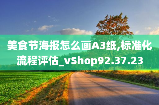 美食节海报怎么画A3纸,标准化流程评估_vShop92.37.23