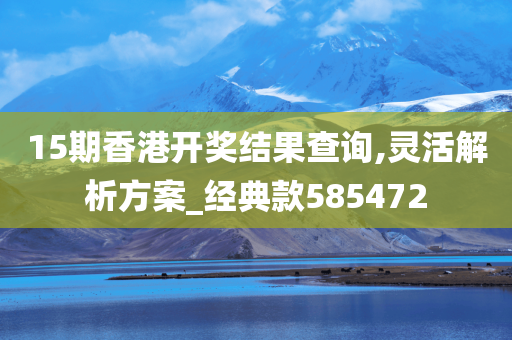 15期香港开奖结果查询,灵活解析方案_经典款585472