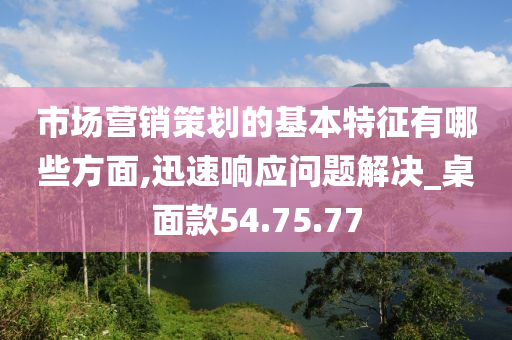 市场营销策划的基本特征有哪些方面,迅速响应问题解决_桌面款54.75.77