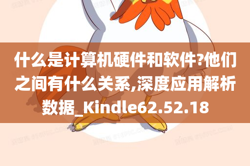 什么是计算机硬件和软件?他们之间有什么关系,深度应用解析数据_Kindle62.52.18