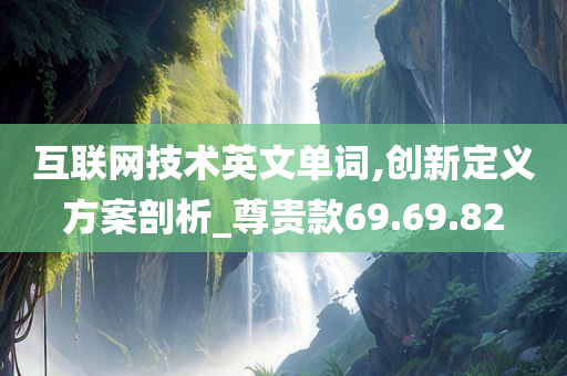 互联网技术英文单词,创新定义方案剖析_尊贵款69.69.82