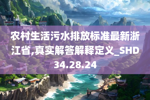 农村生活污水排放标准最新浙江省,真实解答解释定义_SHD34.28.24