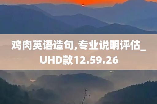 鸡肉英语造句,专业说明评估_UHD款12.59.26