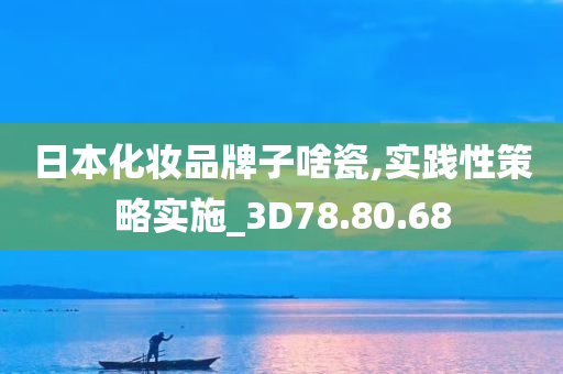 日本化妆品牌子啥瓷,实践性策略实施_3D78.80.68