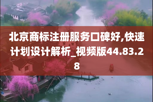 北京商标注册服务口碑好,快速计划设计解析_视频版44.83.28