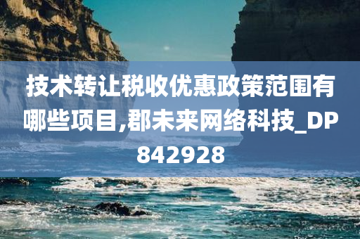 技术转让税收优惠政策范围有哪些项目,郡未来网络科技_DP842928