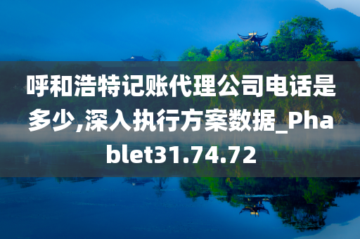 呼和浩特记账代理公司电话是多少,深入执行方案数据_Phablet31.74.72