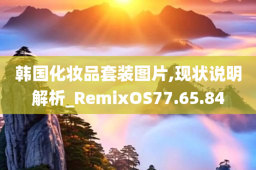 韩国化妆品套装图片,现状说明解析_RemixOS77.65.84