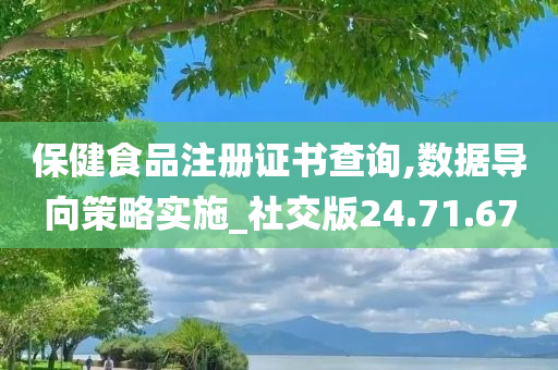 保健食品注册证书查询,数据导向策略实施_社交版24.71.67