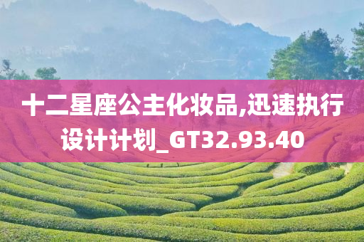 十二星座公主化妆品,迅速执行设计计划_GT32.93.40