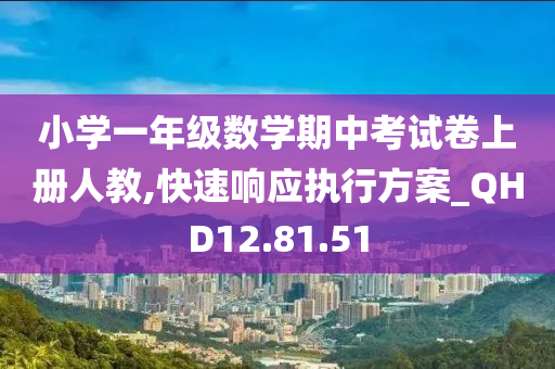 小学一年级数学期中考试卷上册人教,快速响应执行方案_QHD12.81.51