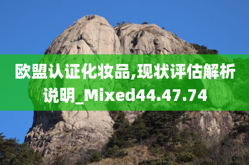 欧盟认证化妆品,现状评估解析说明_Mixed44.47.74