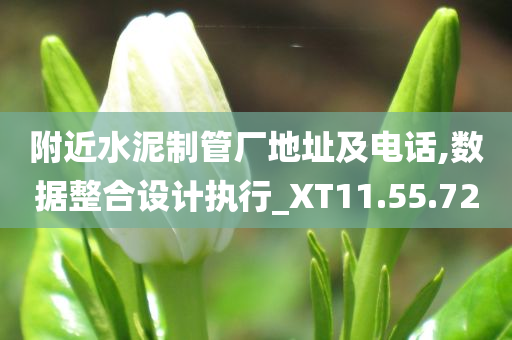 附近水泥制管厂地址及电话,数据整合设计执行_XT11.55.72