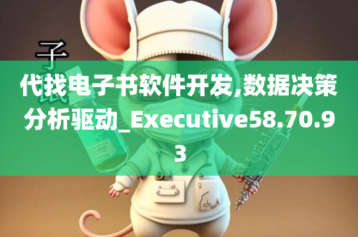 代找电子书软件开发,数据决策分析驱动_Executive58.70.93