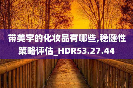 带美字的化妆品有哪些,稳健性策略评估_HDR53.27.44