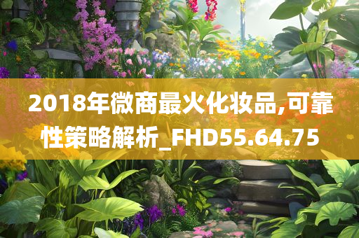 2018年微商最火化妆品,可靠性策略解析_FHD55.64.75