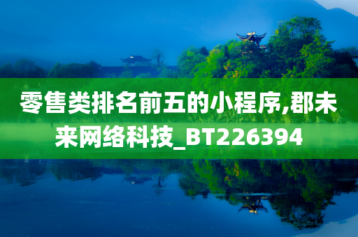 零售类排名前五的小程序,郡未来网络科技_BT226394