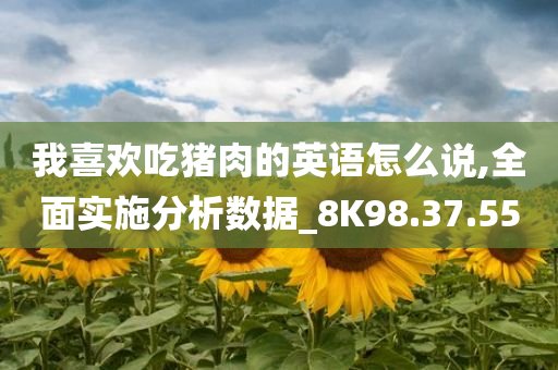 我喜欢吃猪肉的英语怎么说,全面实施分析数据_8K98.37.55