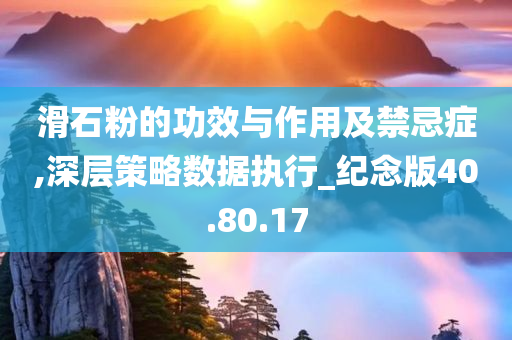 滑石粉的功效与作用及禁忌症,深层策略数据执行_纪念版40.80.17