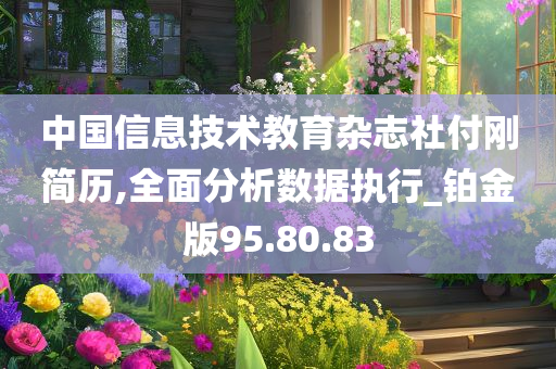 中国信息技术教育杂志社付刚简历,全面分析数据执行_铂金版95.80.83